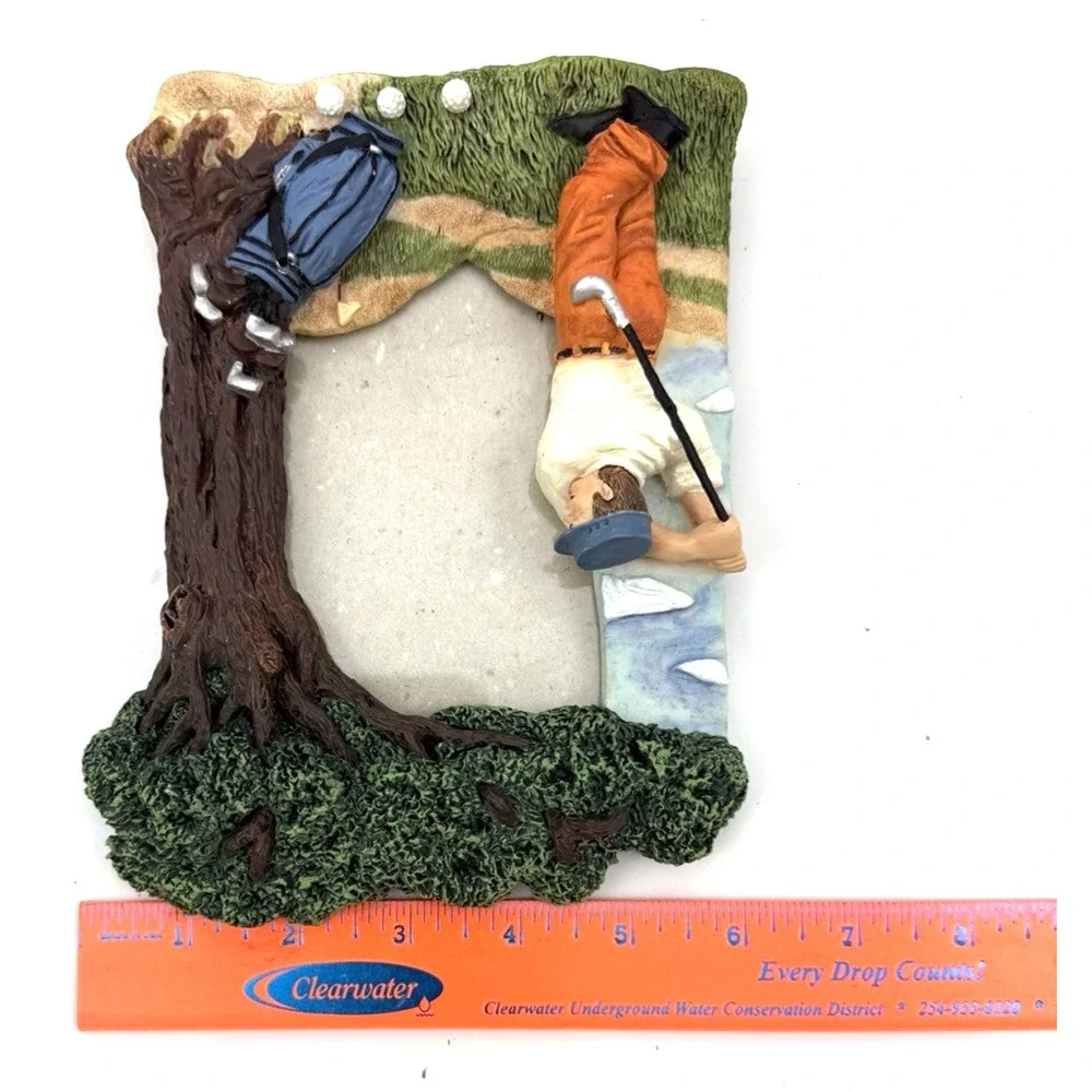 Golf Photo Frame for That Favorite Golfer Three-Dimensional for 3.5 x 5 Photo